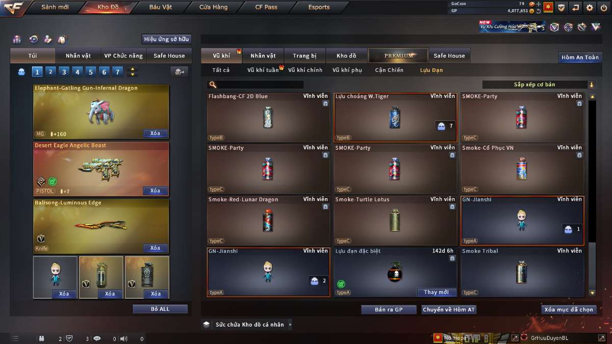 shop acc cf uy tin gia re